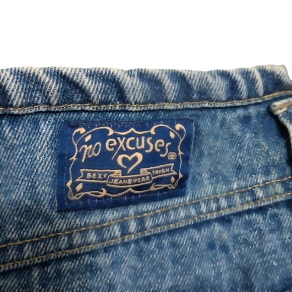 No Excuses Sexy Jeanswear Short Button Fly Jean Shorts Sz 13/14 - Picture 5 of 6